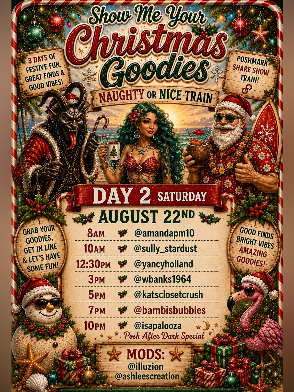 Are you naughty or nice? Christmas Goodies 3 Day Share Show ๐ August 21,22,23๐ - Picture 1 of 7
